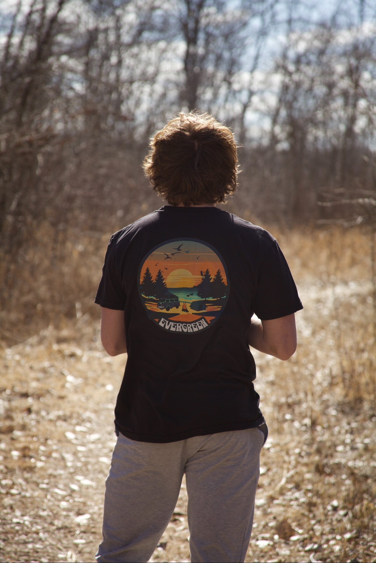 Camping at dusk T-Shirt