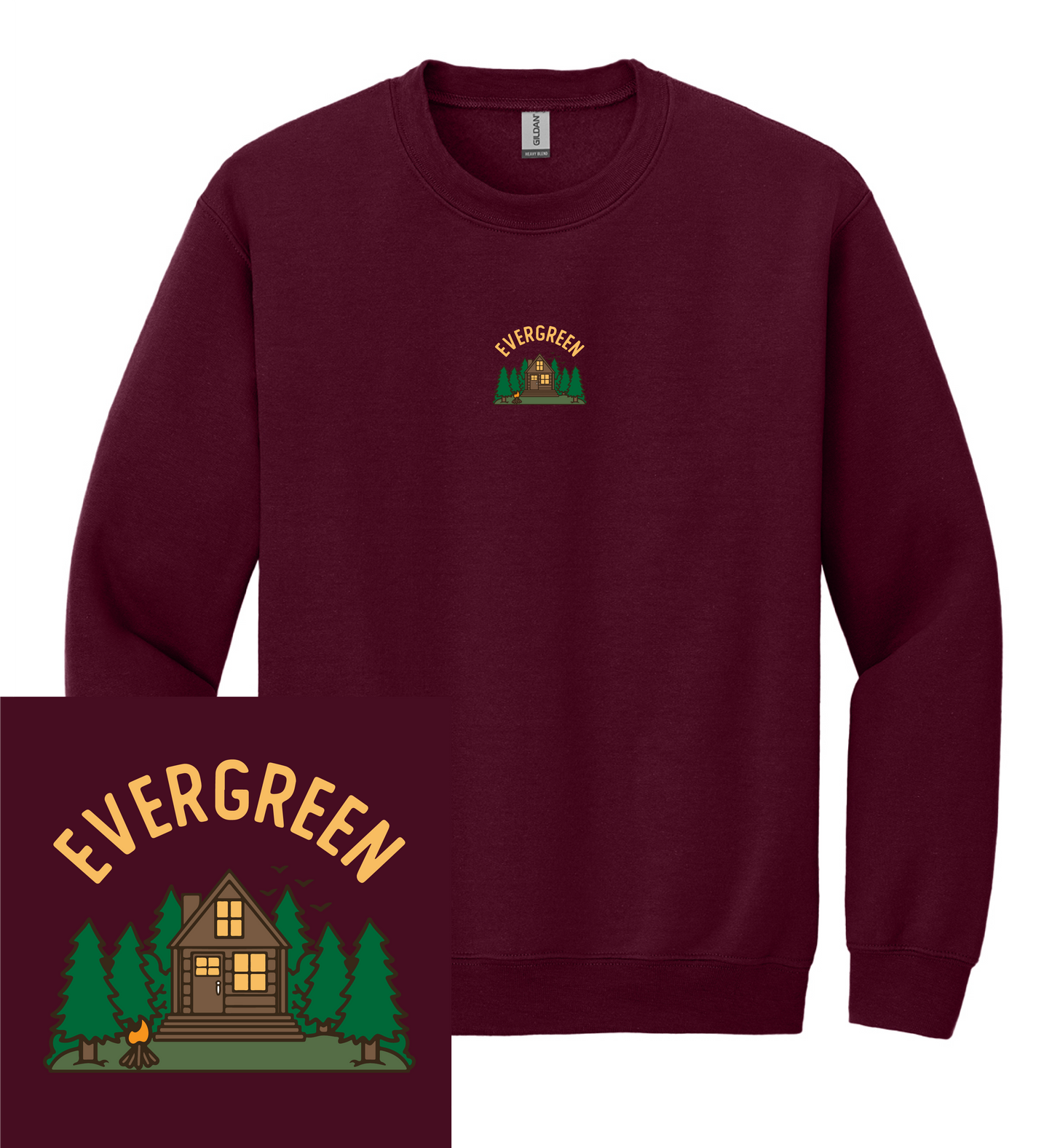 Embroidered Cabin Crewneck