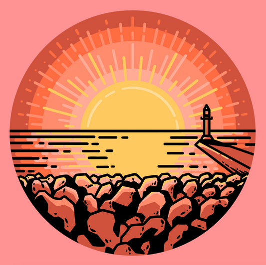 Duluth At Sunset Sticker